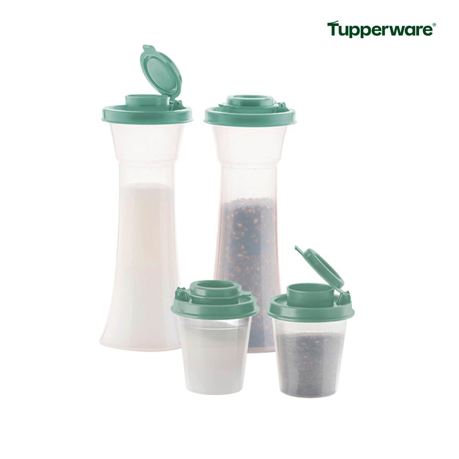 Tupperware mini salt pepper sale shakers