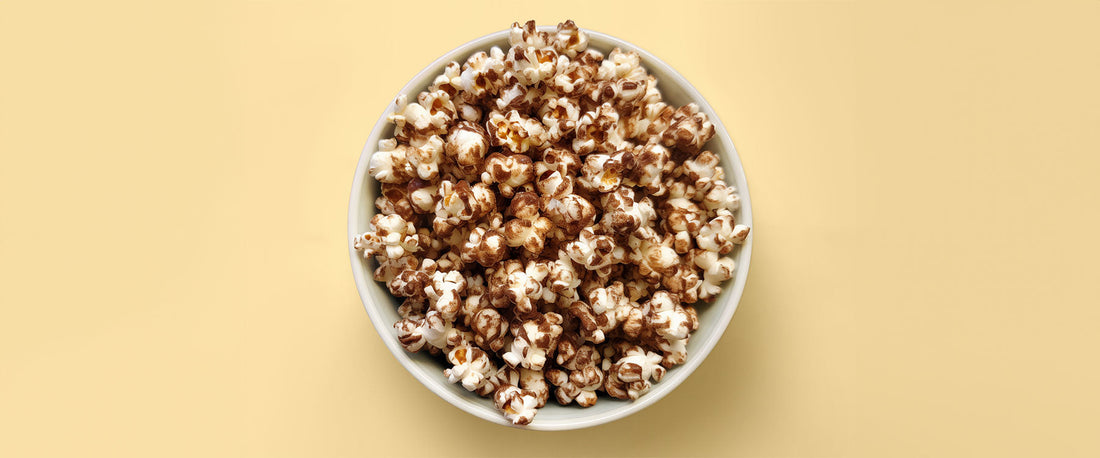 Chocolate Popcorn with Toppings Recipe