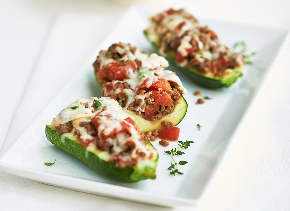 Beefy Zucchini Boats