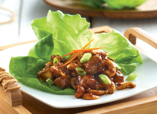 Cashew Chicken Lettuce Cups