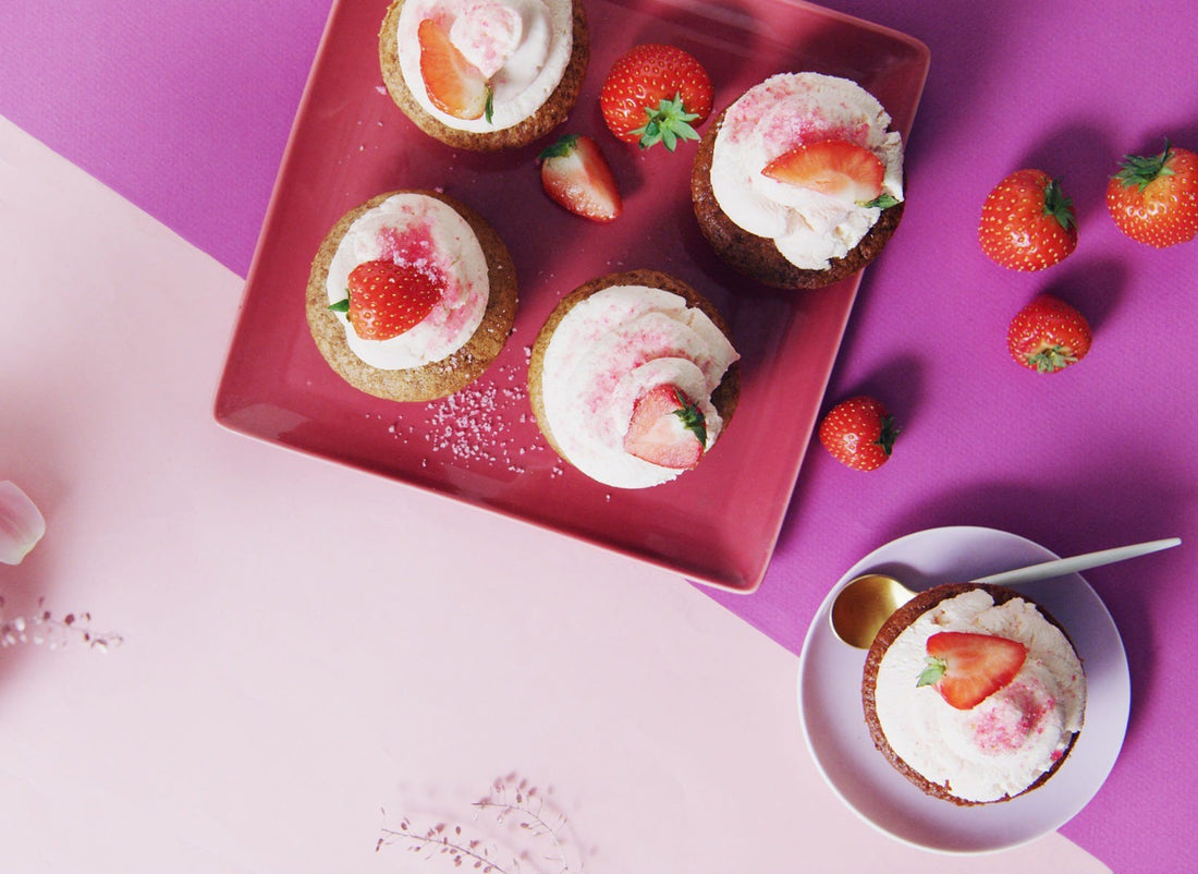 Strawberry Lemonade Cupcakes