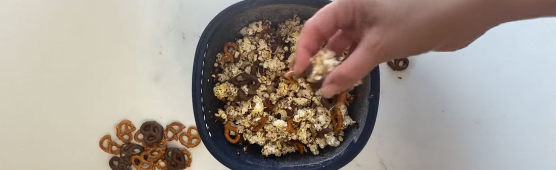 Chocolate Pretzel Popcorn Recipe