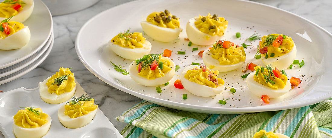 Bacon Cheddar Deviled Eggs Recipe