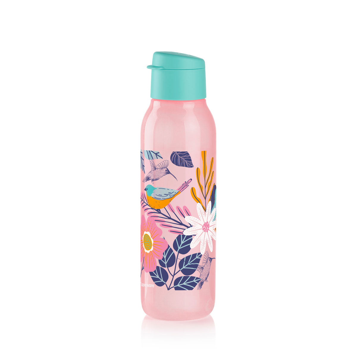 Bouteille à eau Éco moyenne à motif Pré fleuri