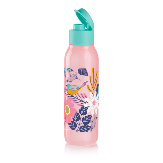 Bouteille à eau Éco moyenne à motif Pré fleuri