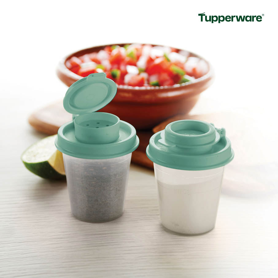 Tupperware mini salt pepper sale shakers