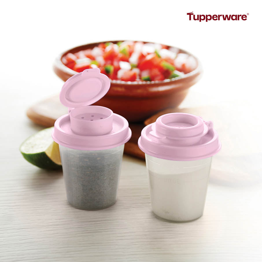 Tupperware mini salt pepper sale shakers