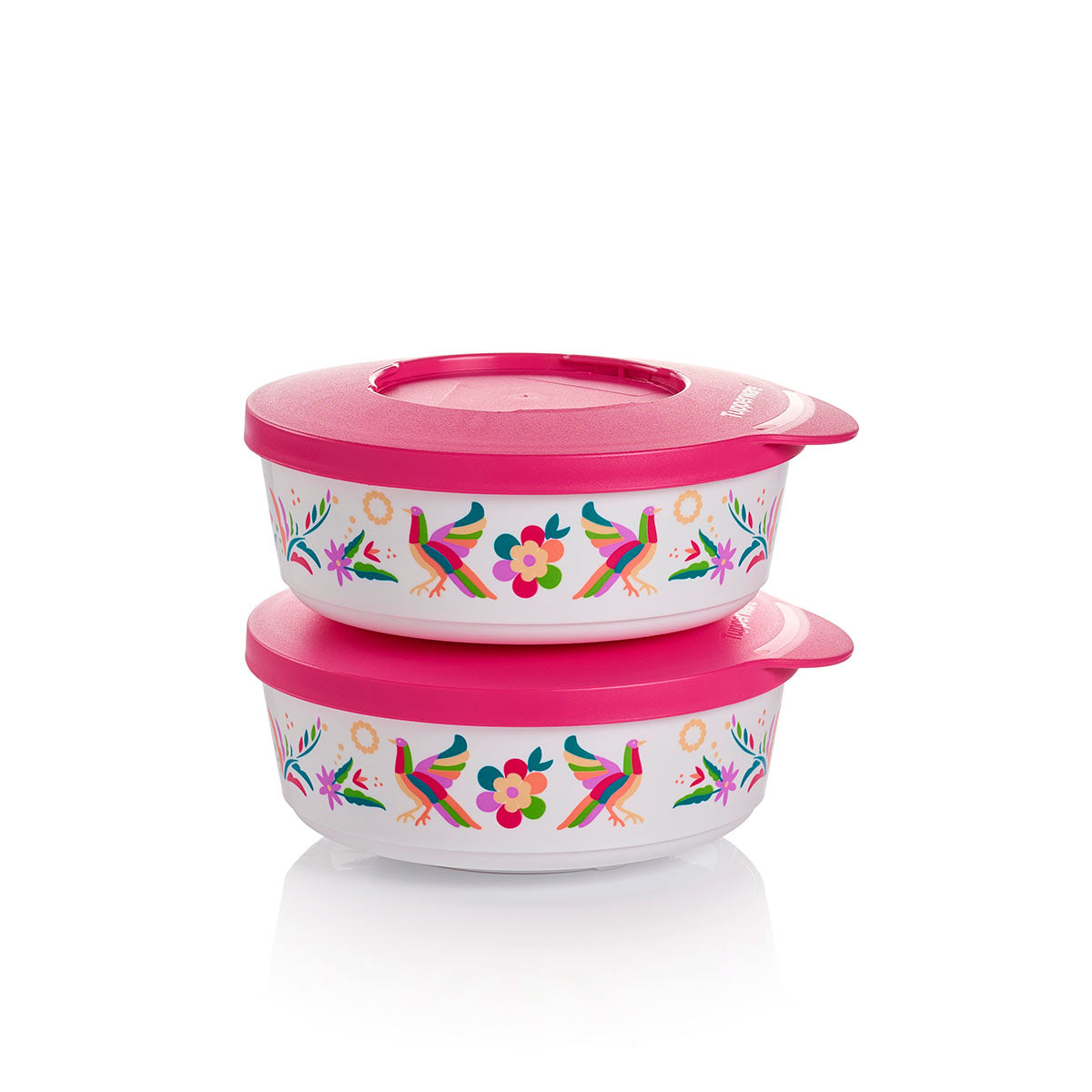 Flittering Floral Folk Art | Ilumina Bowls | 2-piece Set